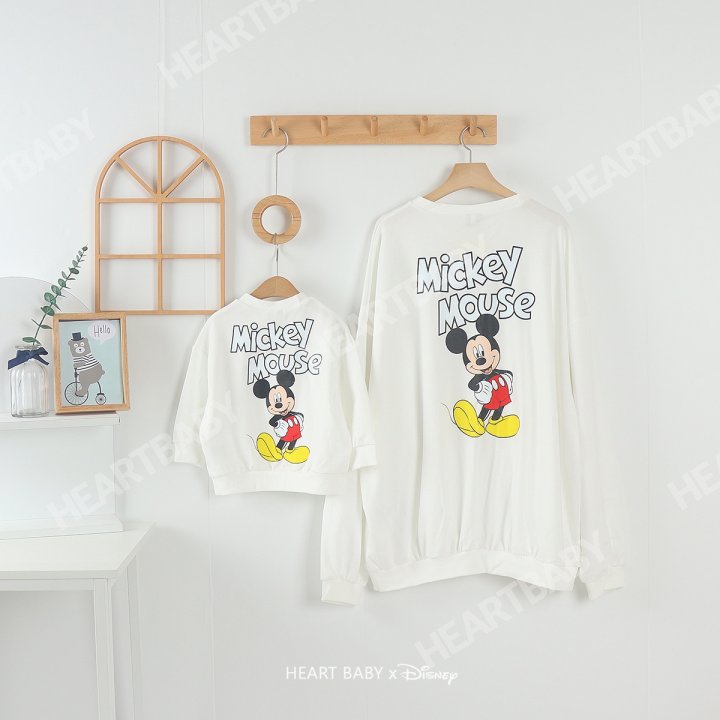 Heart Baby - Korean Women Fashion - #momslook - Adult M Sweatshirts - 2