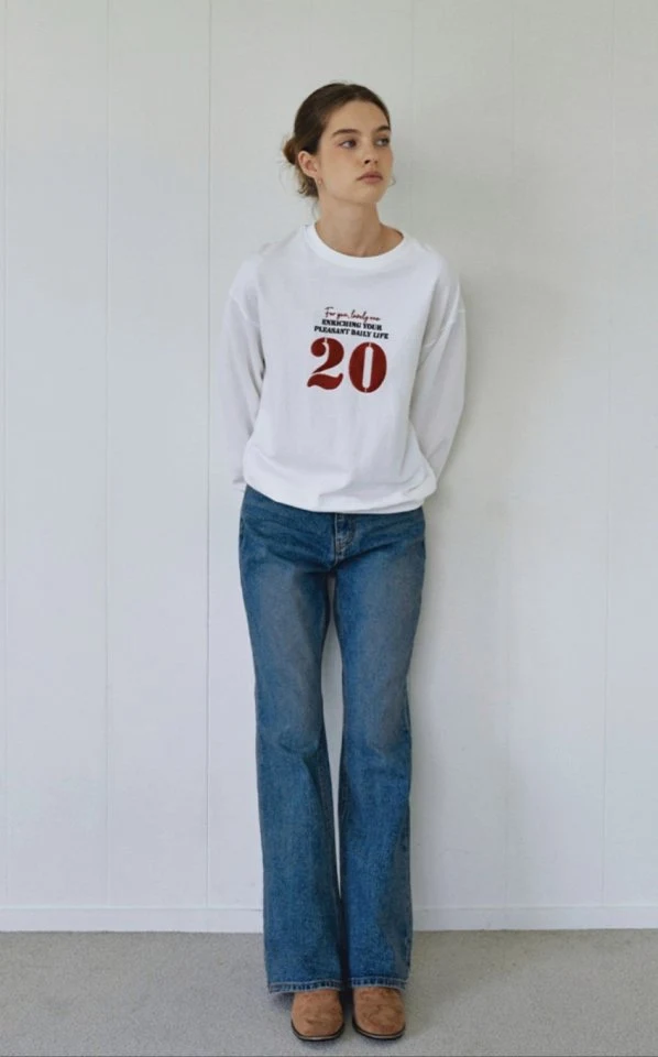 I'm here - Korean Women Fashion - #womensfashion - Sand Brush Bootscut Denim Pants - 3