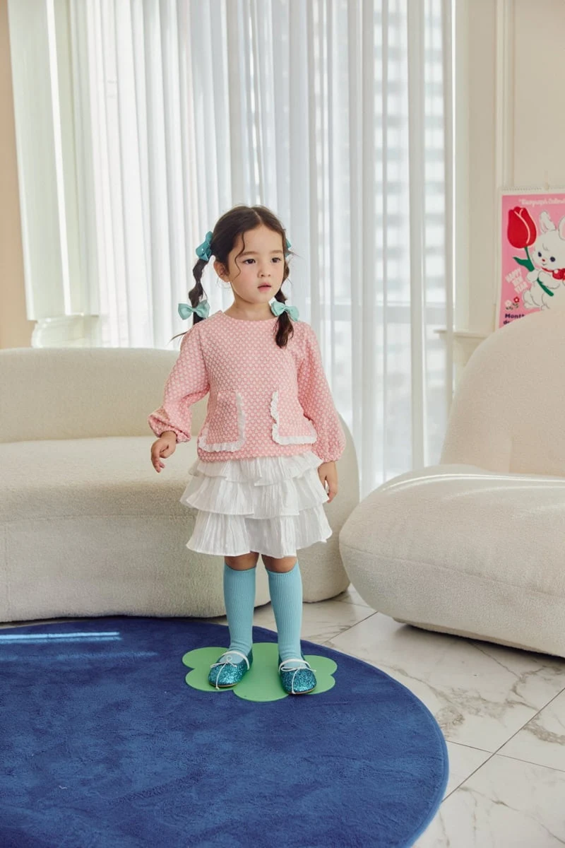 Jazz - Korean Children Fashion - #Kfashion4kids - Lace Pocket Blouse - 5