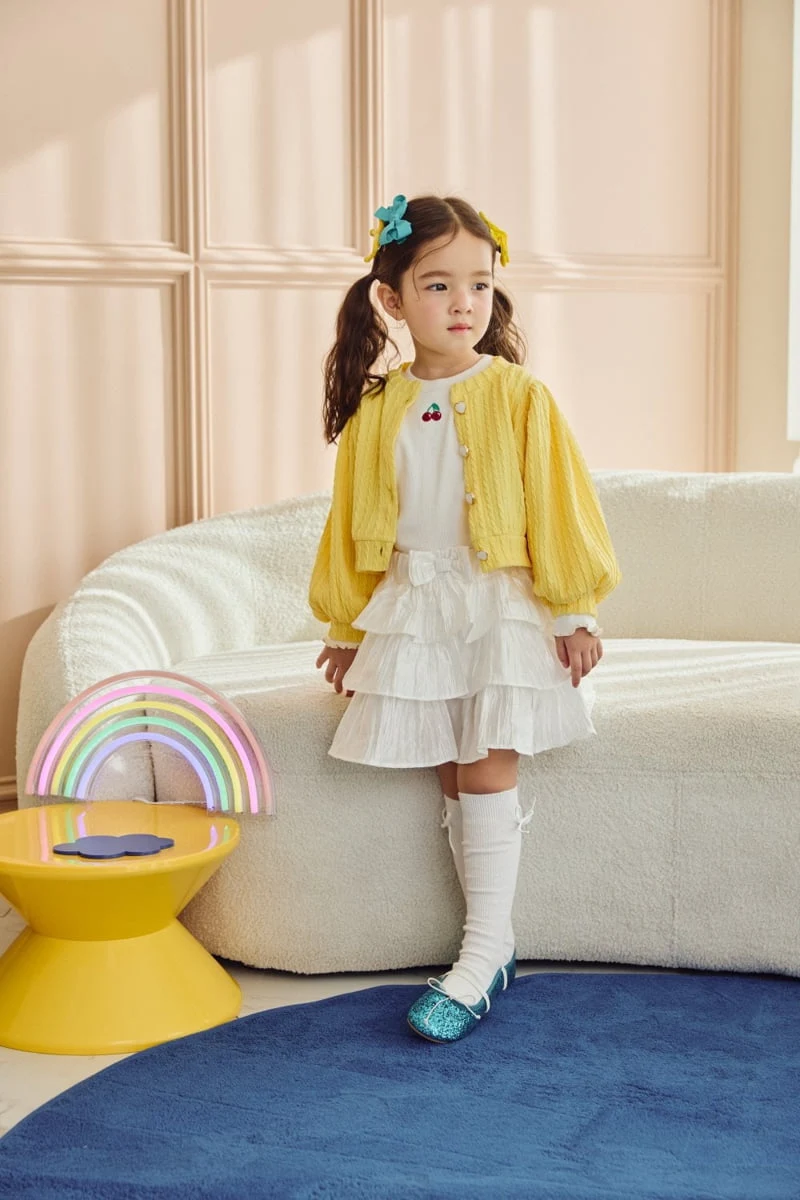 Jazz - Korean Children Fashion - #Kfashion4kids - Plain Cherry Blouse - 3