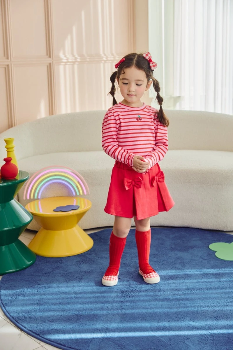 Jazz - Korean Children Fashion - #stylishchildhood - Ribbon Skirt Pants - 4