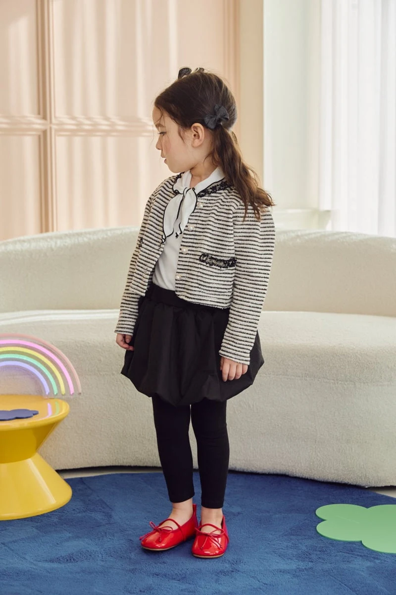 Jazz - Korean Children Fashion - #childofig - Coco Tweed Cardigan - 12