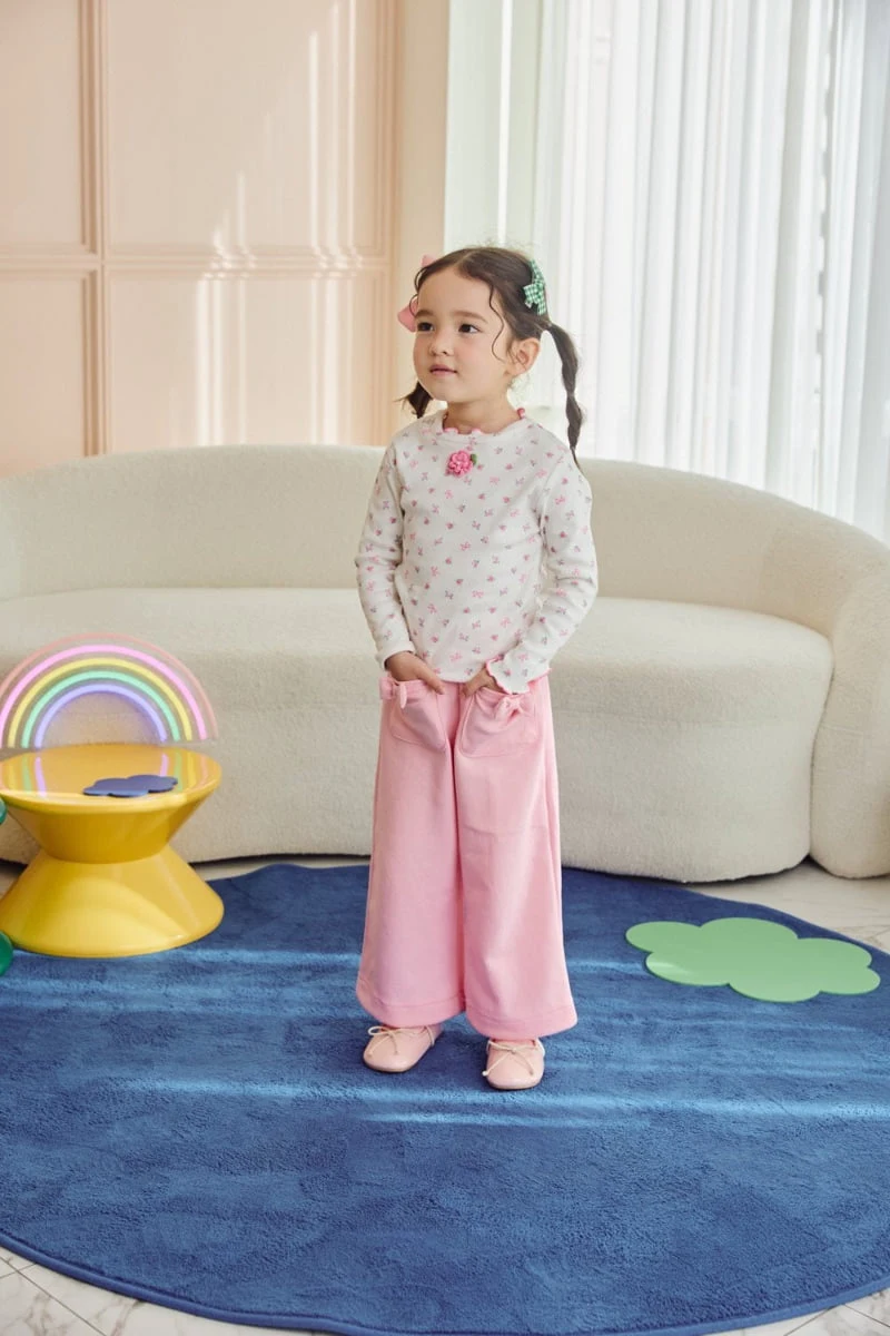 Jazz - Korean Children Fashion - #childrensboutique - Ribbon Pocket Pants - 7