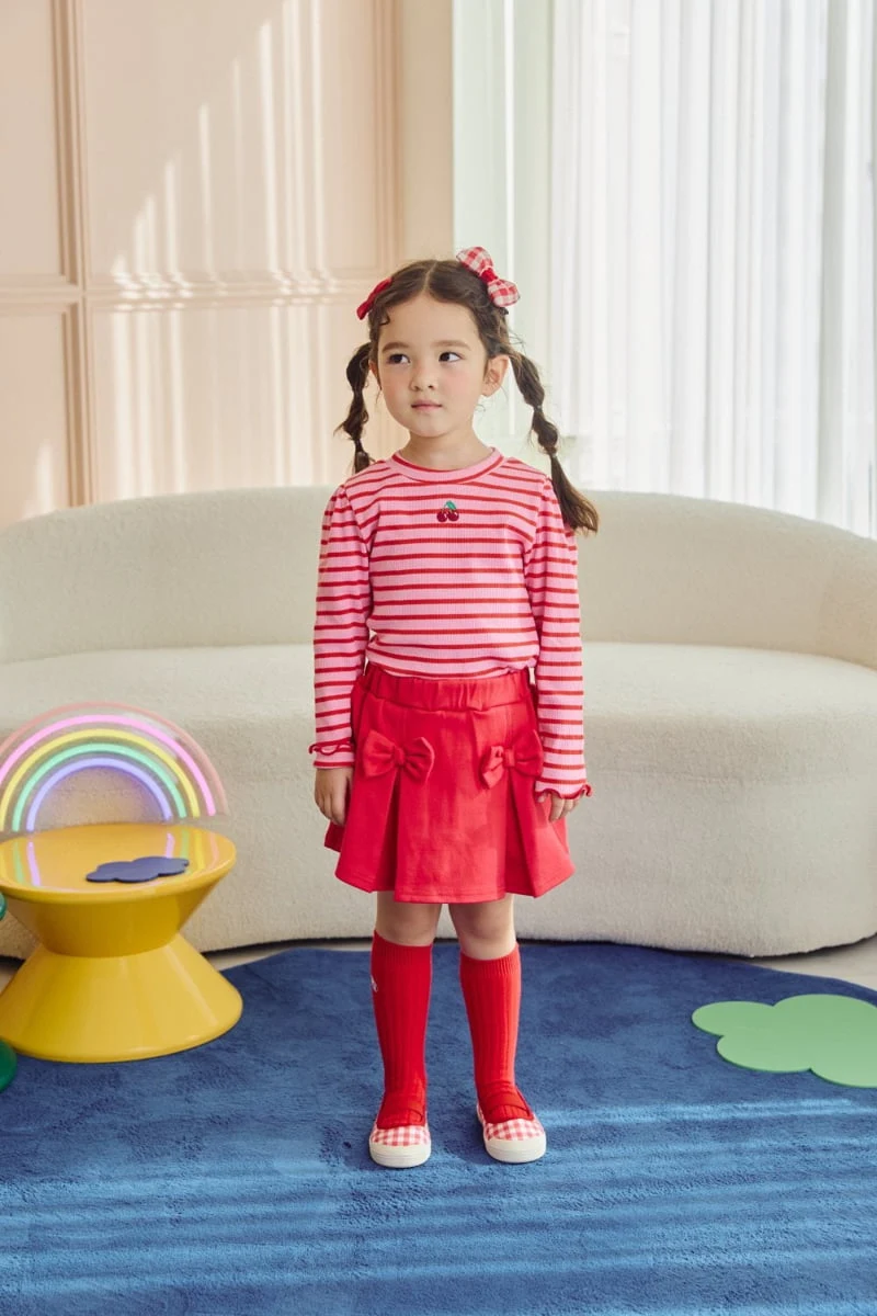 Jazz - Korean Children Fashion - #childrensboutique - Ribbon Skirt Pants - 5