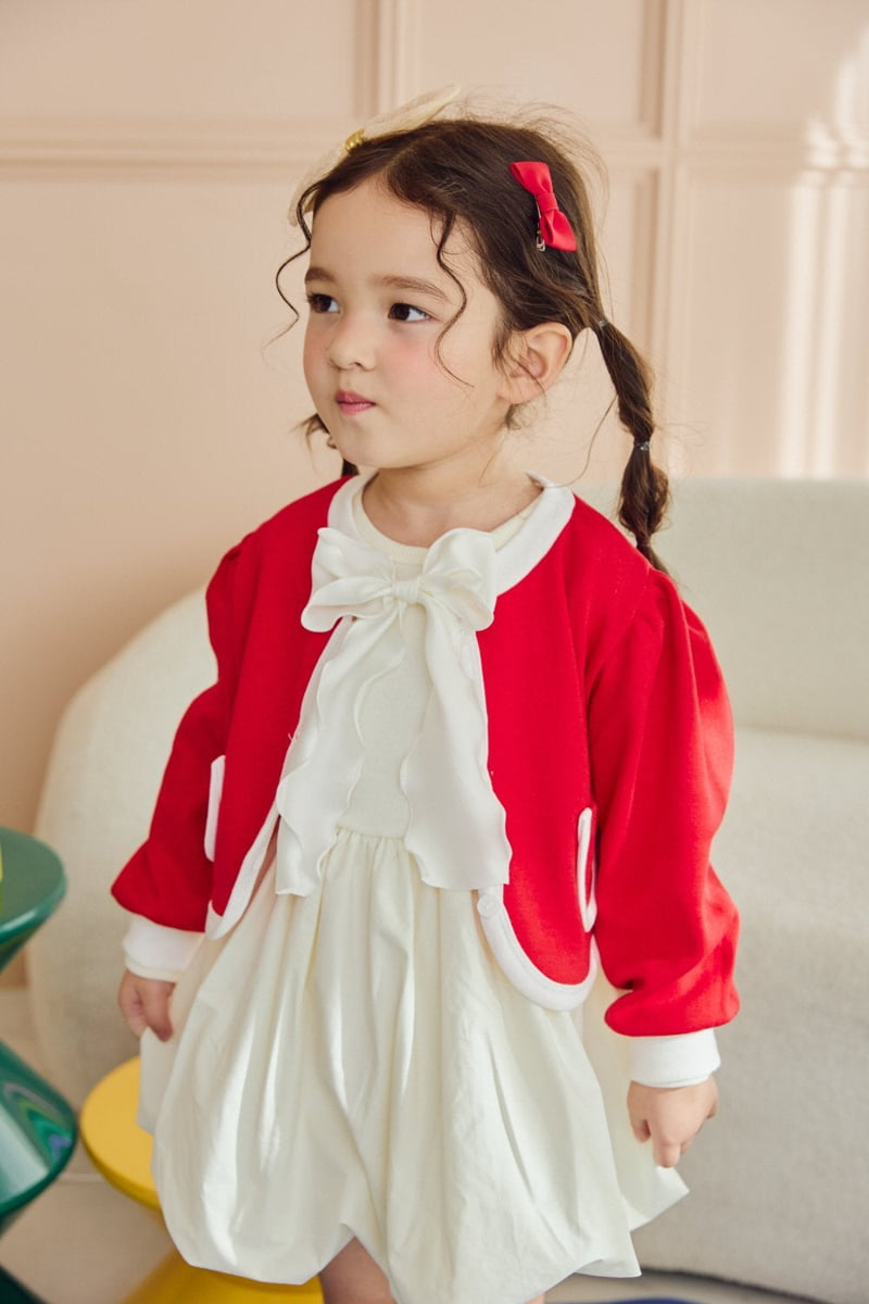 Jazz - Korean Children Fashion - #designkidswear - Pearl Cardigan