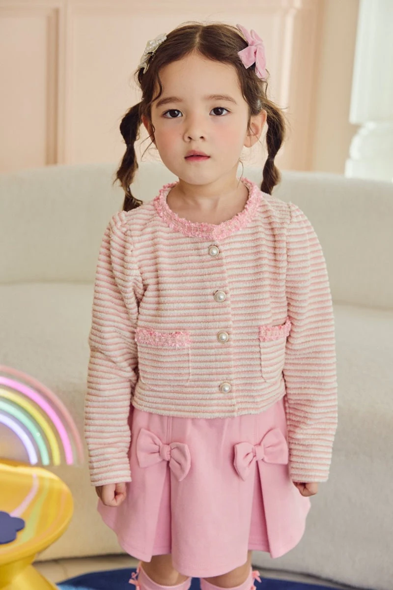 Jazz - Korean Children Fashion - #discoveringself - Coco Tweed Cardigan