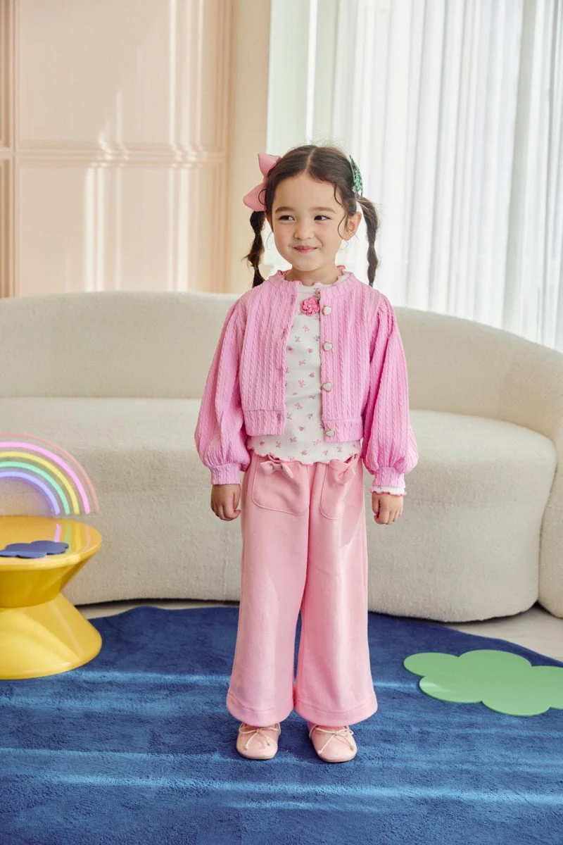 Jazz - Korean Children Fashion - #fashionkids - Ribbon Pocket Pants - 10