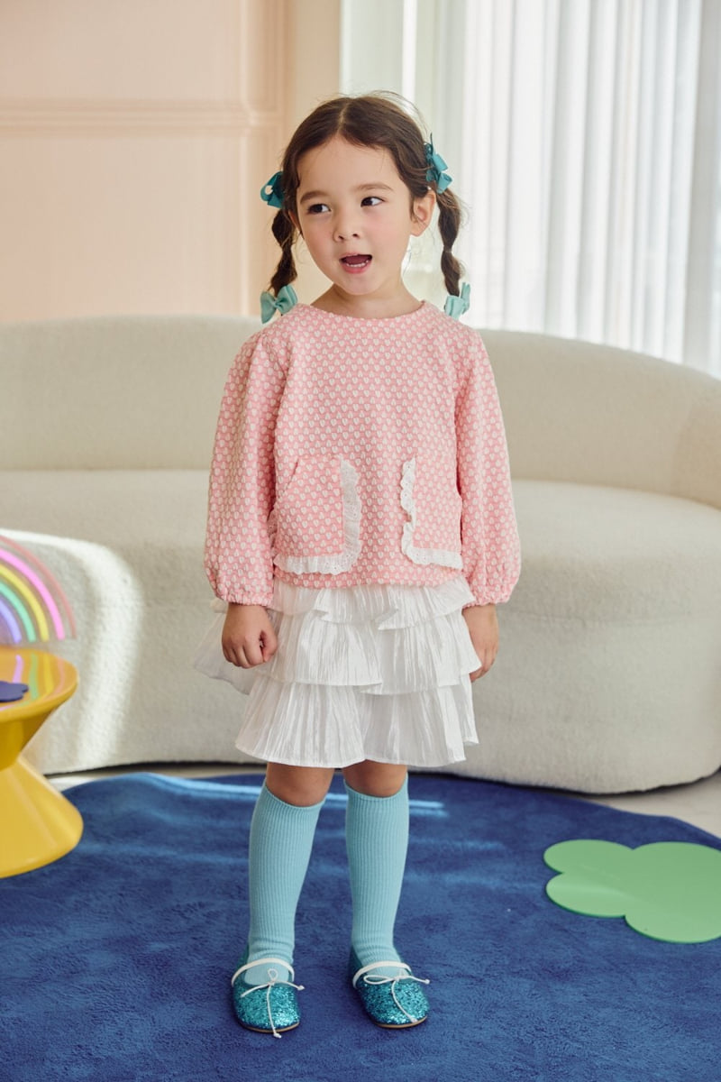 Jazz - Korean Children Fashion - #fashionkids - Lace Pocket Blouse