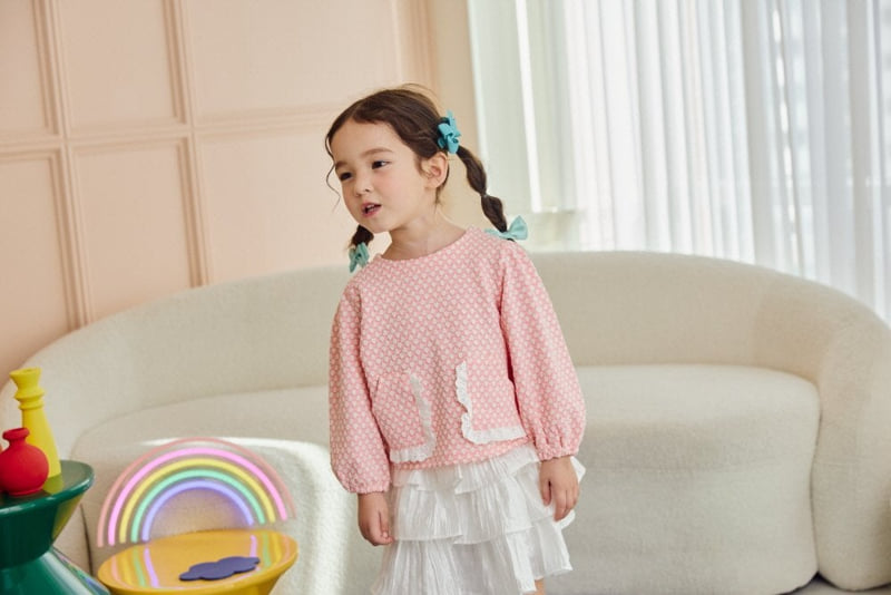 Jazz - Korean Children Fashion - #kidsshorts - Lace Pocket Blouse - 2