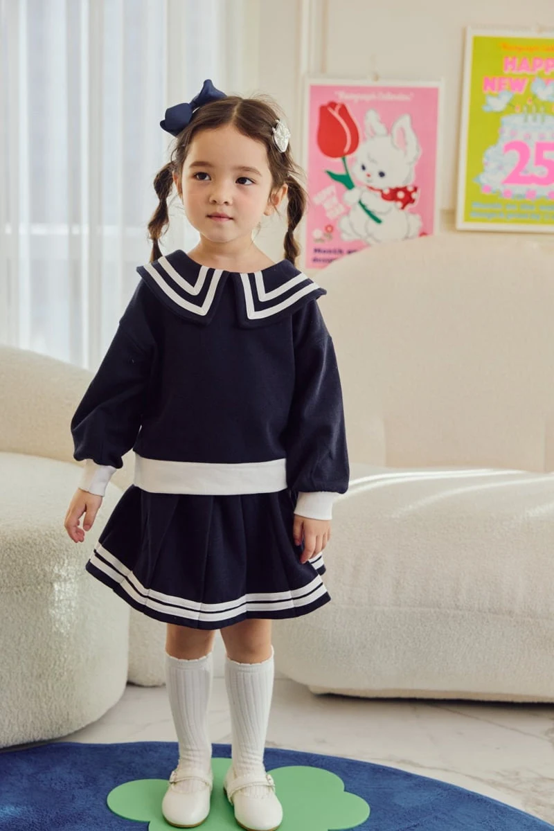 Jazz - Korean Children Fashion - #littlefashionista - Sarah Wrinkled Top Bottom Set