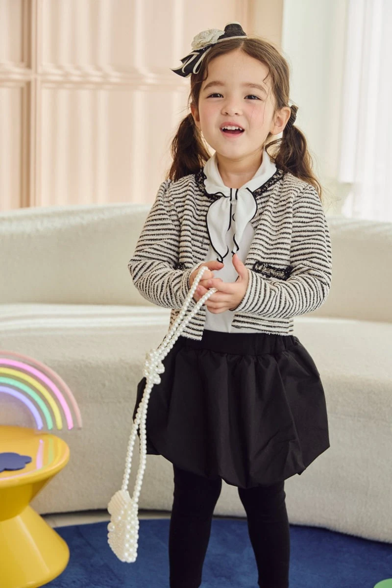 Jazz - Korean Children Fashion - #magicofchildhood - Coco Tweed Cardigan - 8