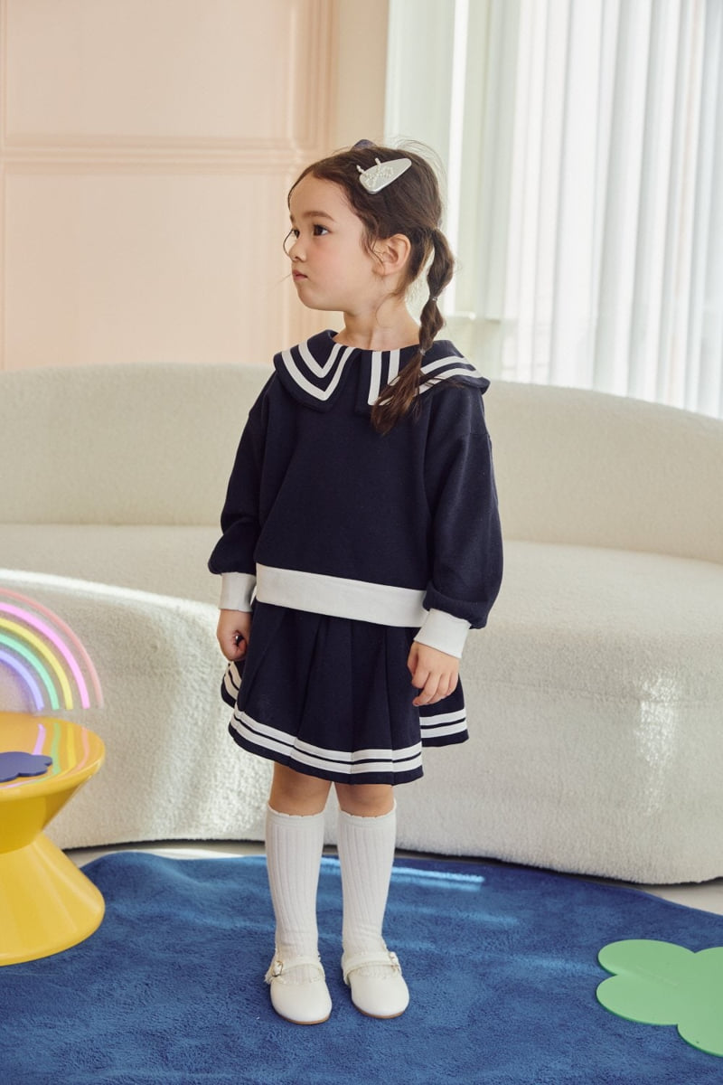 Jazz - Korean Children Fashion - #minifashionista - Sarah Wrinkled Top Bottom Set - 4