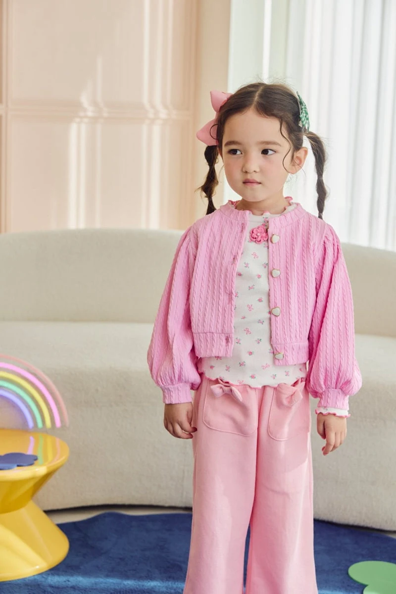 Jazz - Korean Children Fashion - #prettylittlegirls - Daisy Jacquard Cardigan - 11