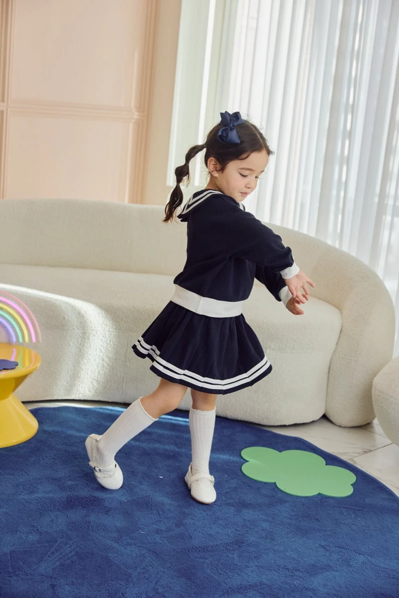 Jazz - Korean Children Fashion - #todddlerfashion - Sarah Wrinkled Top Bottom Set - 5