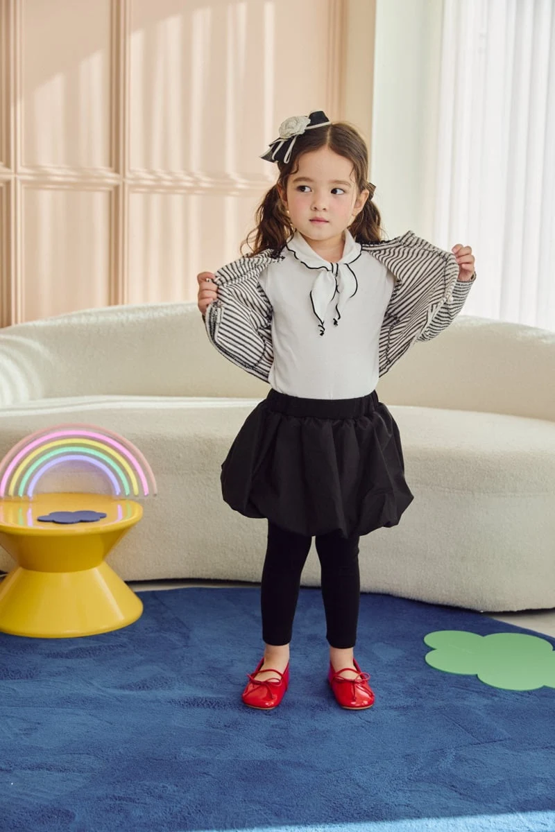 Jazz - Korean Children Fashion - #todddlerfashion - Sarah Ribbon Blouse - 7