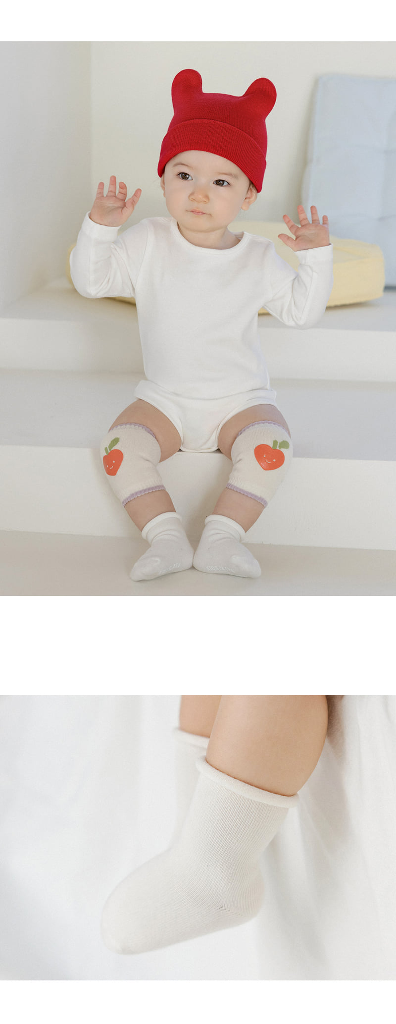 Kids Clara - Korean Baby Fashion - #babyboutique - Joy Rolling Baby Socks (set of 5) - 6