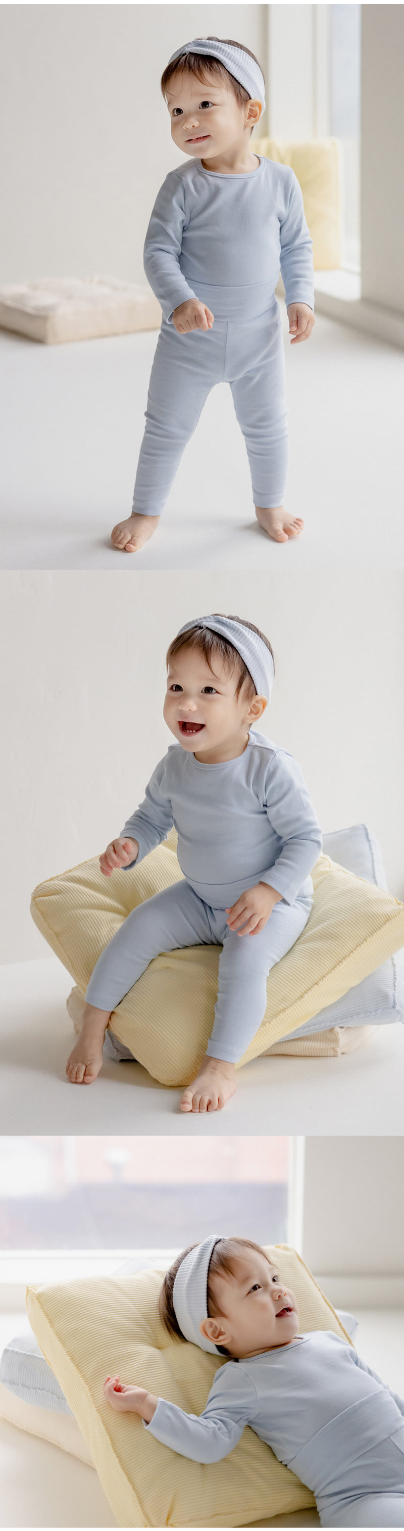 Kids Clara - Korean Baby Fashion - #babyoninstagram - Pure Basic Comfy Belly Baby Leggings - 5