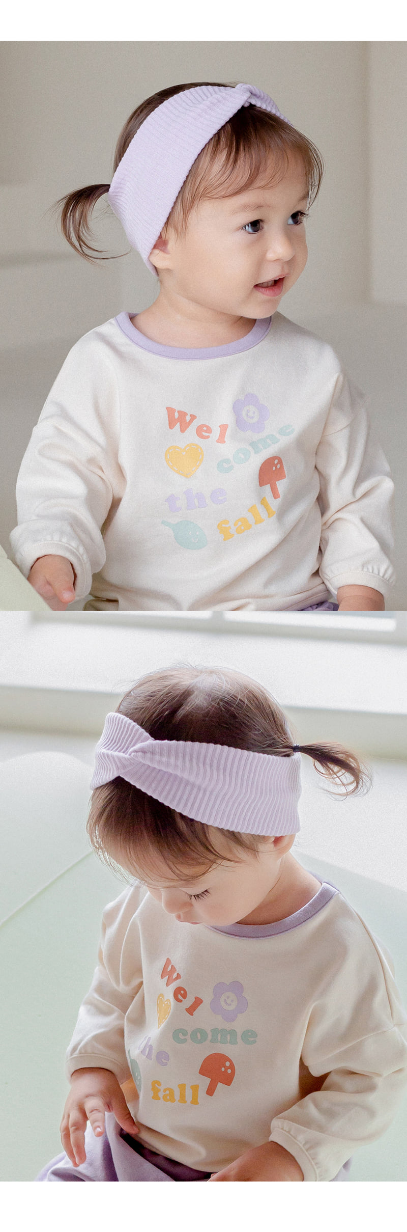 Kids Clara - Korean Baby Fashion - #onlinebabyboutique - Bebe Ribbed Baby Hairband (set of 5) - 5