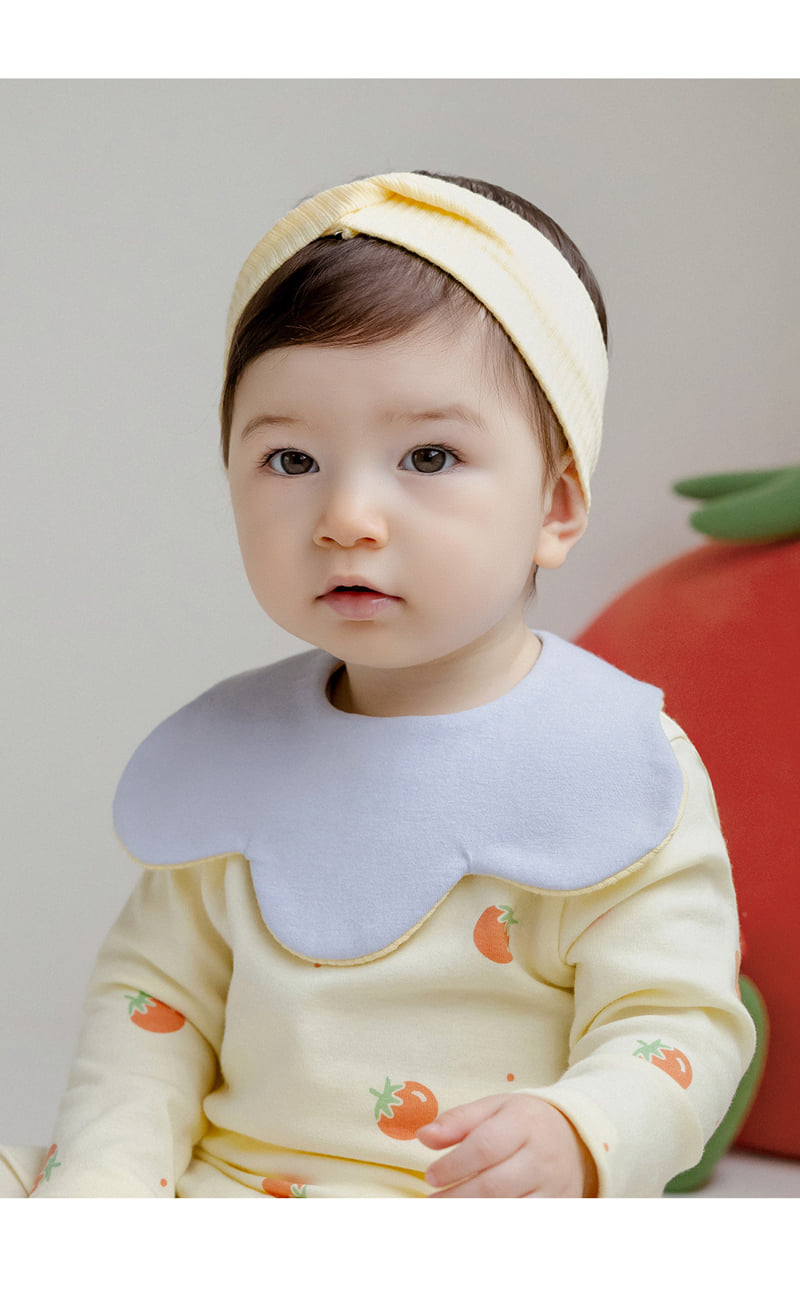 Kids Clara - Korean Baby Fashion - #onlinebabyboutique - Cloud Reversible Baby Bib - 2