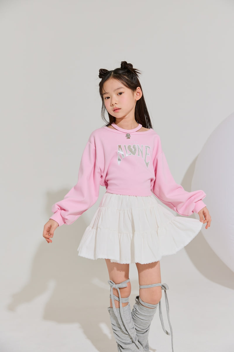 Lilas - Korean Children Fashion - #Kfashion4kids - Alone Necklace Tee - 5