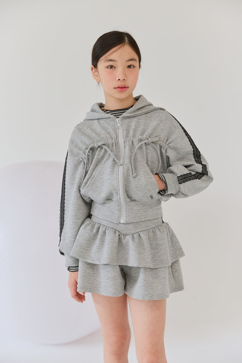 Lilas - Korean Children Fashion - #Kfashion4kids - V Hole Skirt