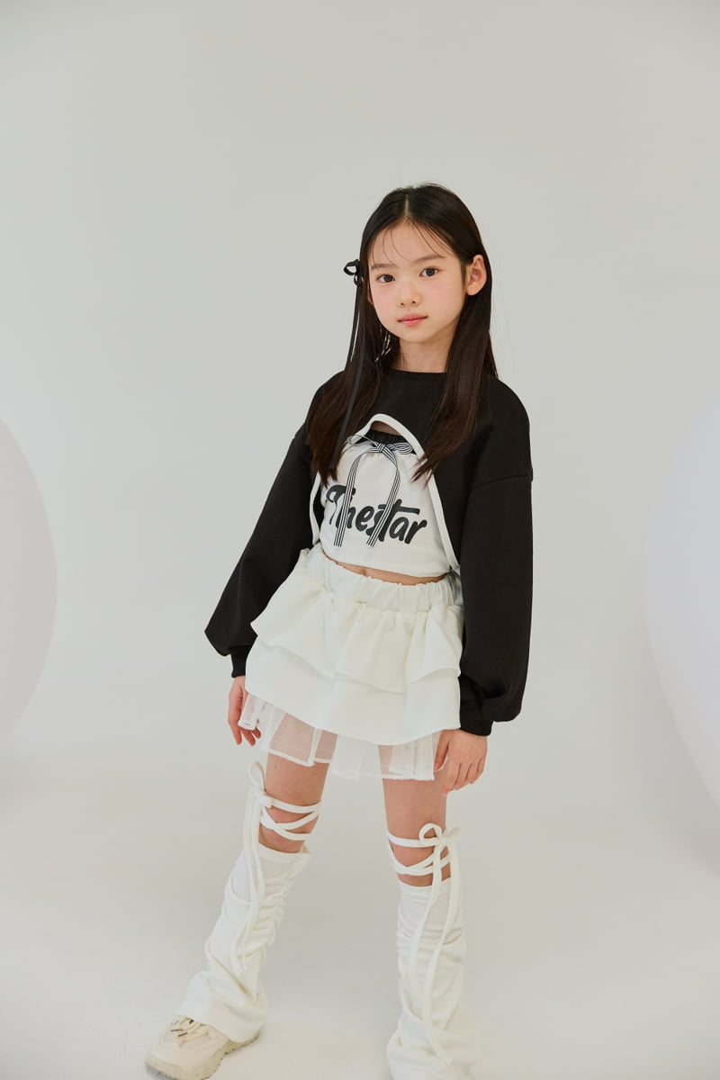 Lilas - Korean Children Fashion - #prettylittlegirls - The Star Double Tee - 4