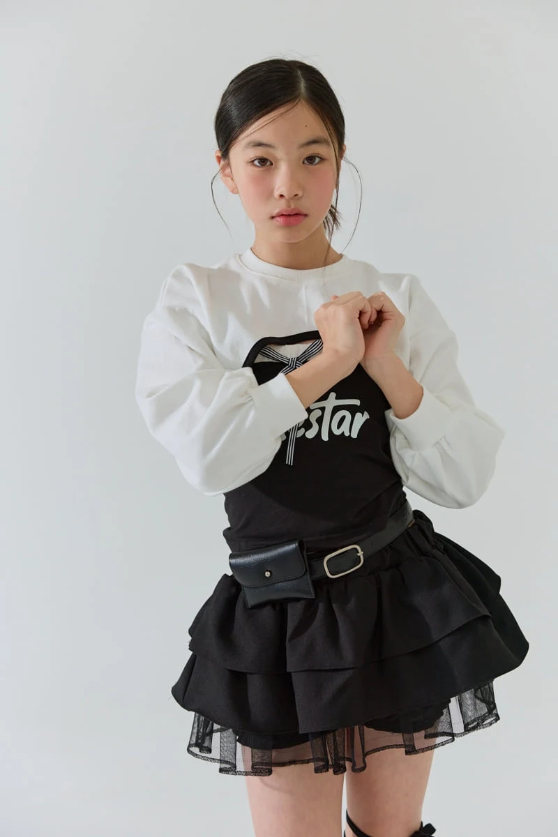 Lilas - Korean Children Fashion - #childofig - Mora 3-step Skirt - 4