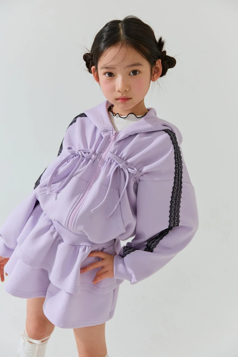 Lilas - Korean Children Fashion - #discoveringself - Tiffany Zip-up Jacket