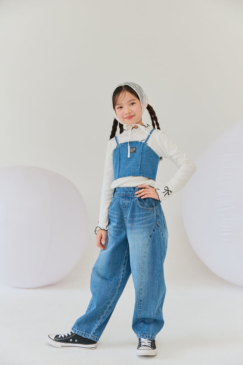 Lilas - Korean Children Fashion - #kidsstore - Hip Hop Jeans - 7