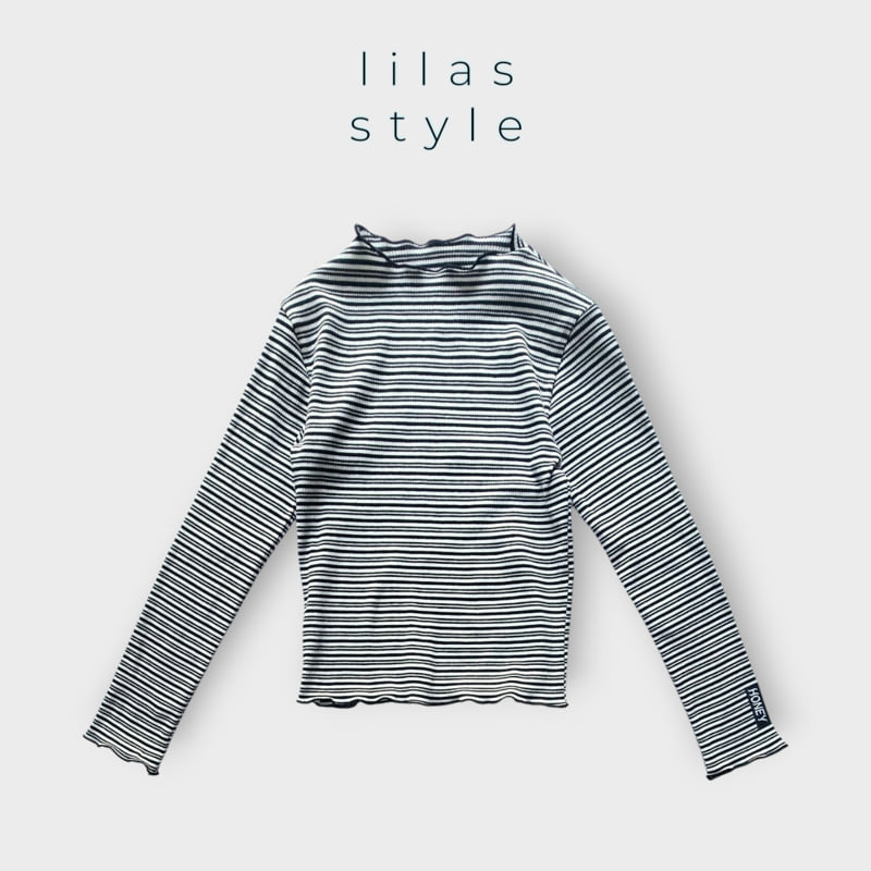 Lilas - Korean Children Fashion - #littlefashionista - Love Wave Tee - 11