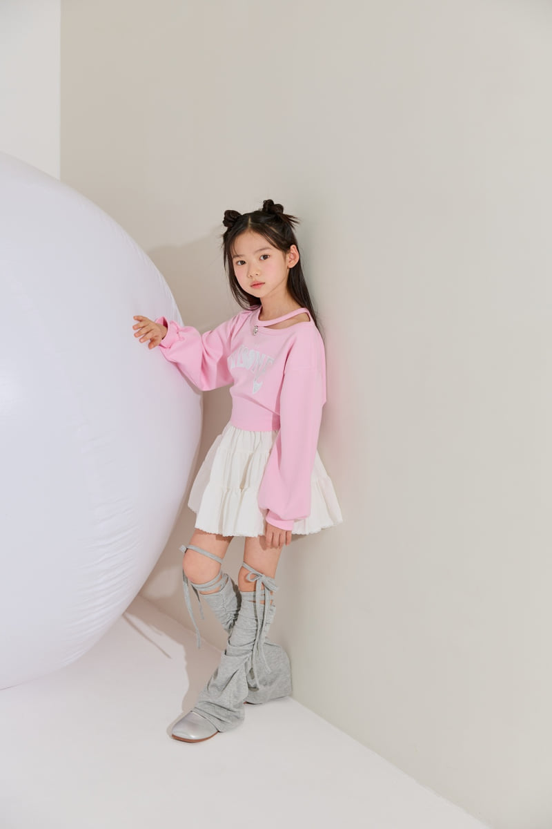 Lilas - Korean Children Fashion - #magicofchildhood - Alone Necklace Tee - 7