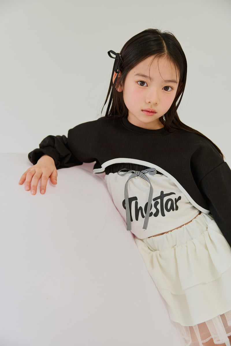 Lilas - Korean Children Fashion - #magicofchildhood - The Star Double Tee