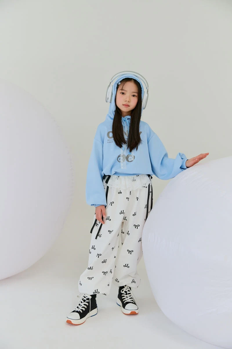 Lilas - Korean Children Fashion - #toddlerclothing - Ribbon Wide Pants - 3