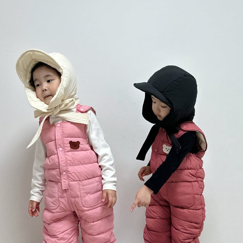 Little Rabbit - Korean Children Fashion - #littlefashionista - Bear Overalls - 3