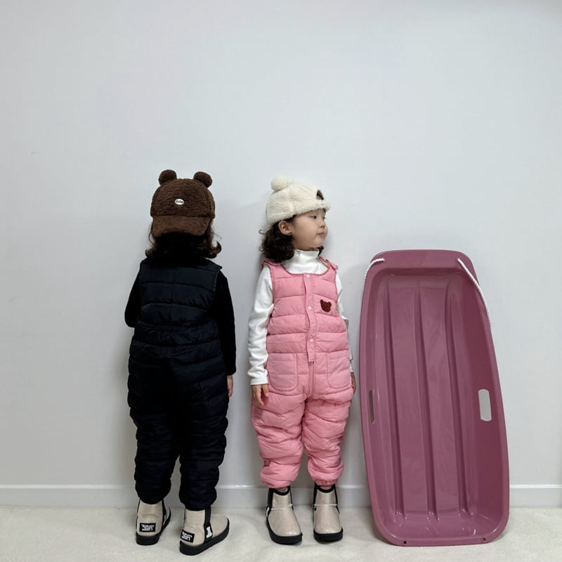 Little Rabbit - Korean Children Fashion - #todddlerfashion - Bear Overalls - 7