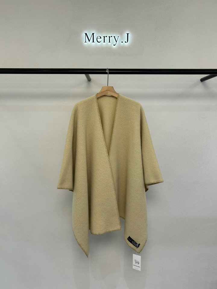 Merry J - Korean Women Fashion - #momslook - Soft Poncho