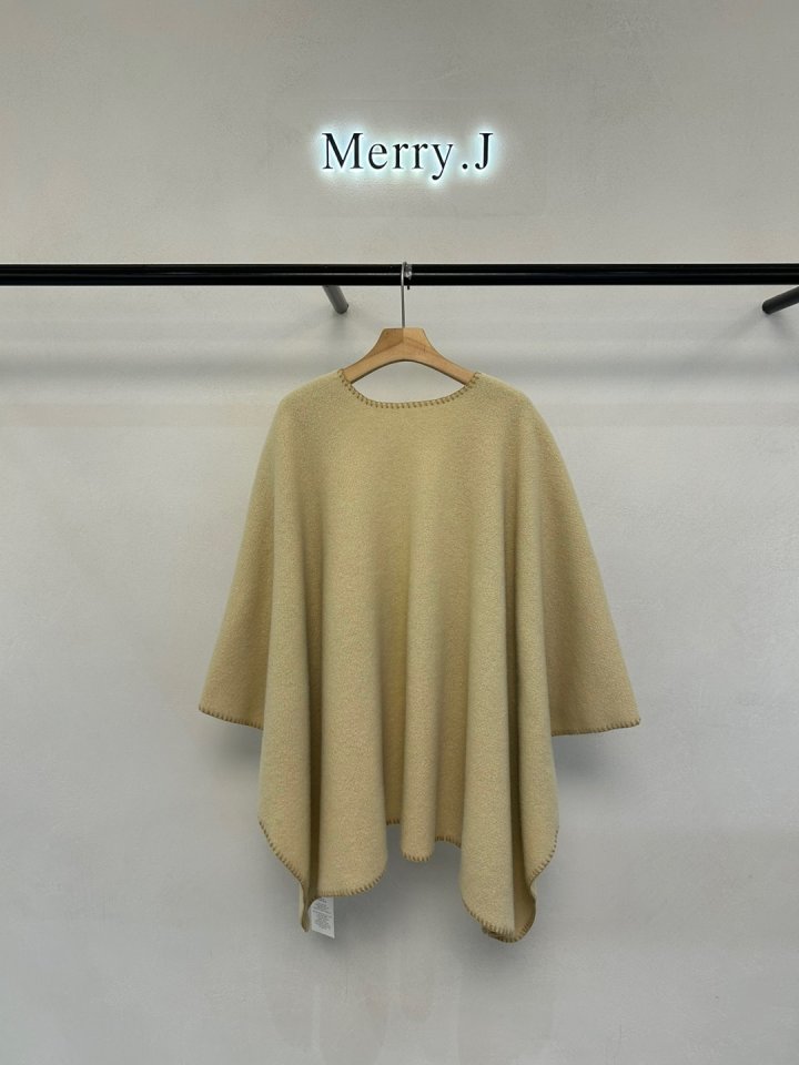 Merry J - Korean Women Fashion - #momslook - Soft Poncho - 3