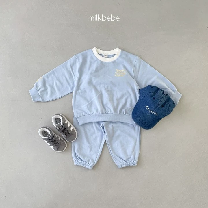 Milk Bebe - Korean Children Fashion - #Kfashion4kids - Cherry Top Bottom Set - 8