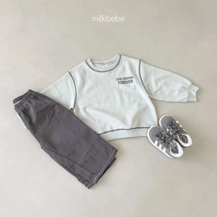 Milk Bebe - Korean Children Fashion - #stylishchildhood - Stay Sweatshirts - 4