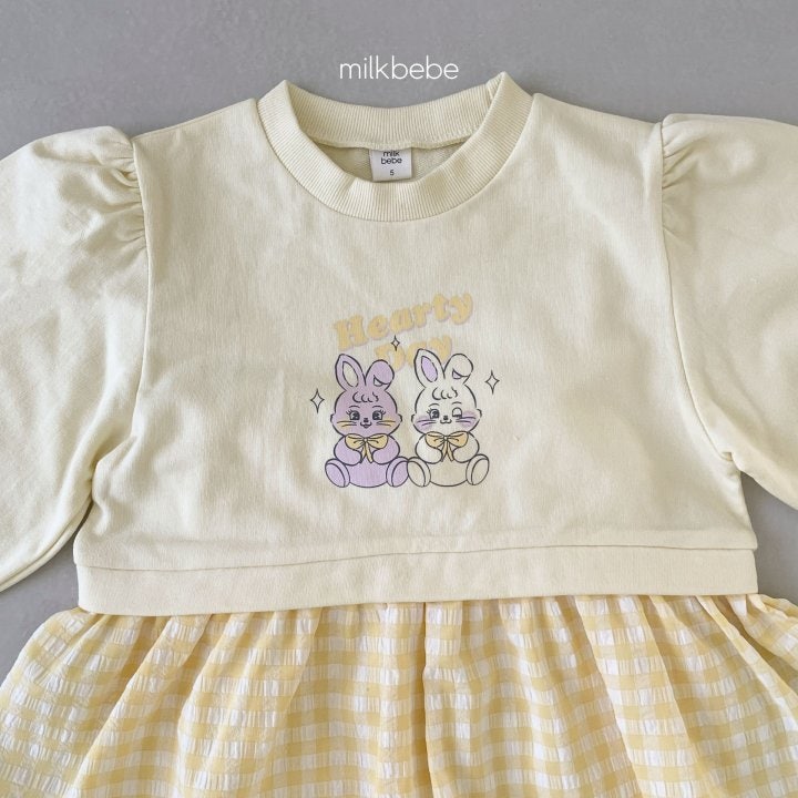 Milk Bebe - Korean Children Fashion - #childofig - Sister Bunny Top Bottom Set - 11