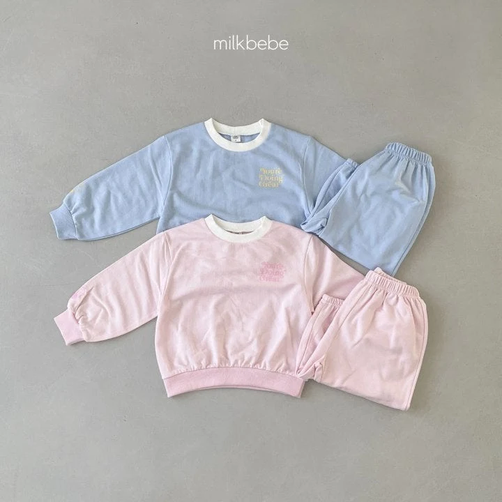 Milk Bebe - Korean Children Fashion - #childrensboutique - Cherry Top Bottom Set