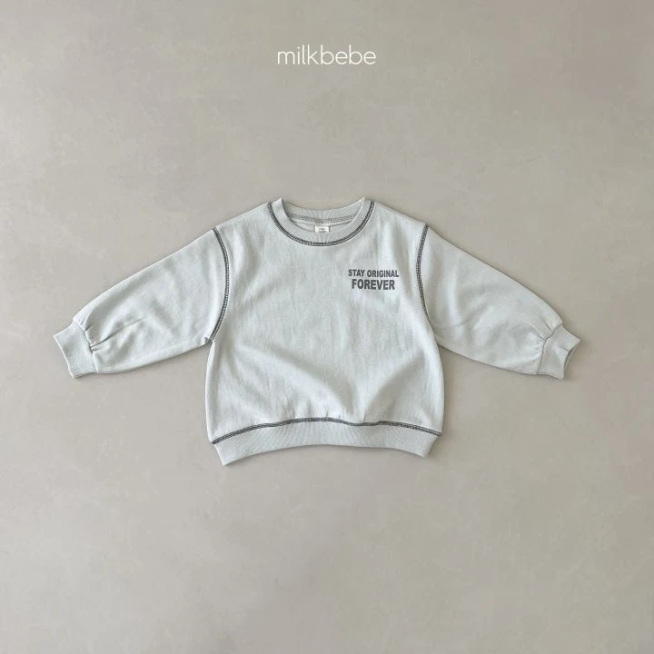 Milk Bebe - Korean Children Fashion - #discoveringself - Stay Sweatshirts - 7