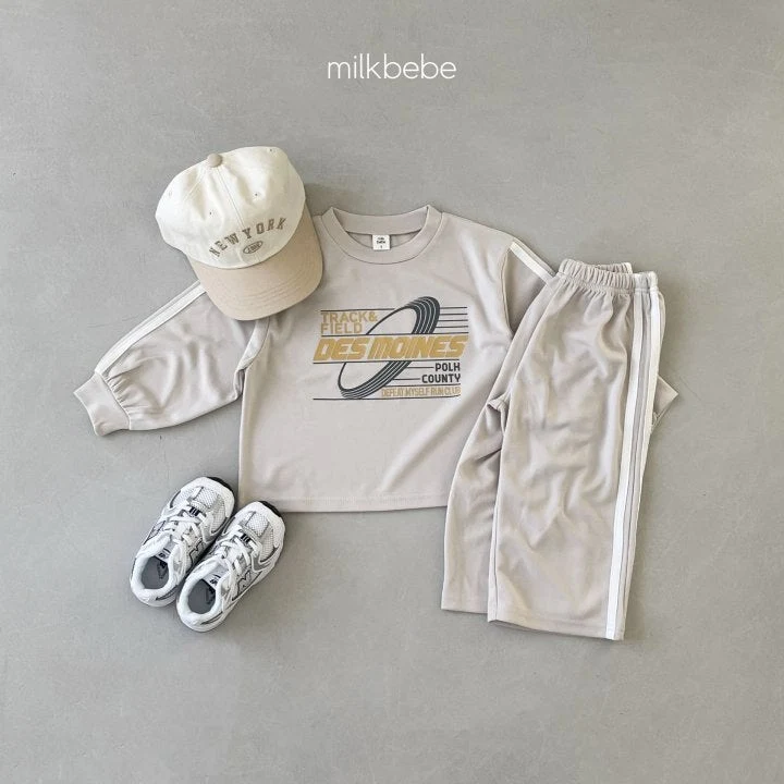 Milk Bebe - Korean Children Fashion - #fashionkids - Track Top Bottom Set - 6