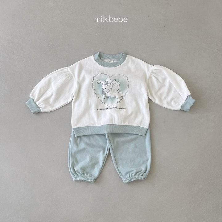 Milk Bebe - Korean Children Fashion - #kidsstore - Angel Top Bottom Set - 5