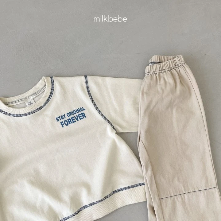 Milk Bebe - Korean Children Fashion - #stylishchildhood - Stay Sweatshirts - 3