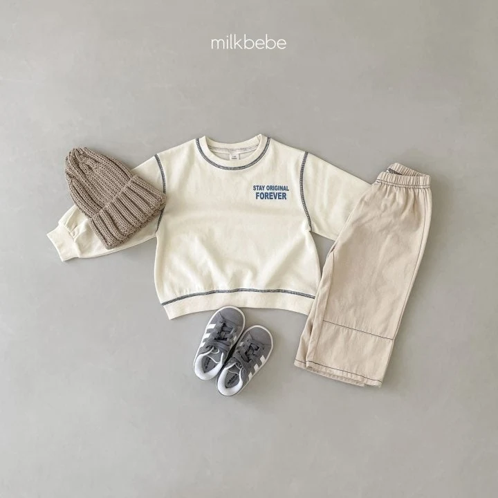 Milk Bebe - Korean Children Fashion - #toddlerclothing - Stay Sweatshirts - 2