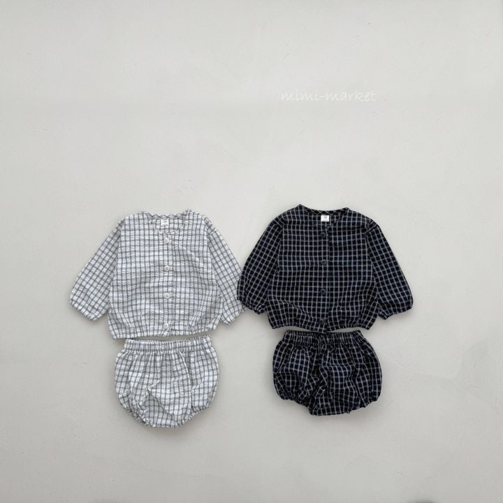 Mimi Market - Korean Baby Fashion - #babyboutique - Chex Set - 8