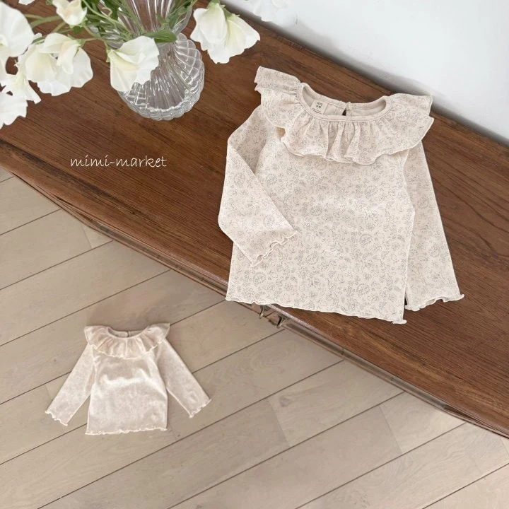 Mimi Market - Korean Baby Fashion - #babyboutique - Bailey Frill Tee - 2