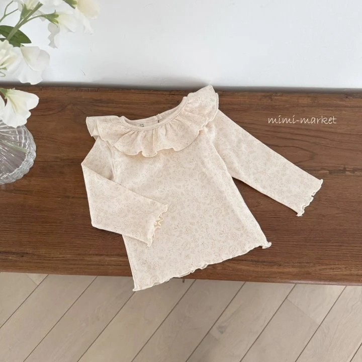 Mimi Market - Korean Baby Fashion - #babyboutiqueclothing - Bailey Frill Tee - 3