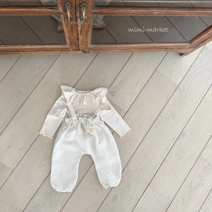 Mimi Market - Korean Baby Fashion - #babyboutiqueclothing - Lanvin Suspenders Pants - 7